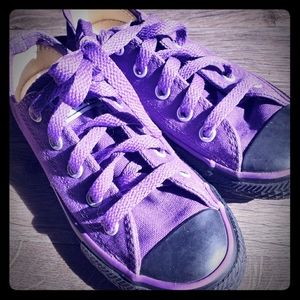 Custom Converse All-Stars - Purple - Size 11.5